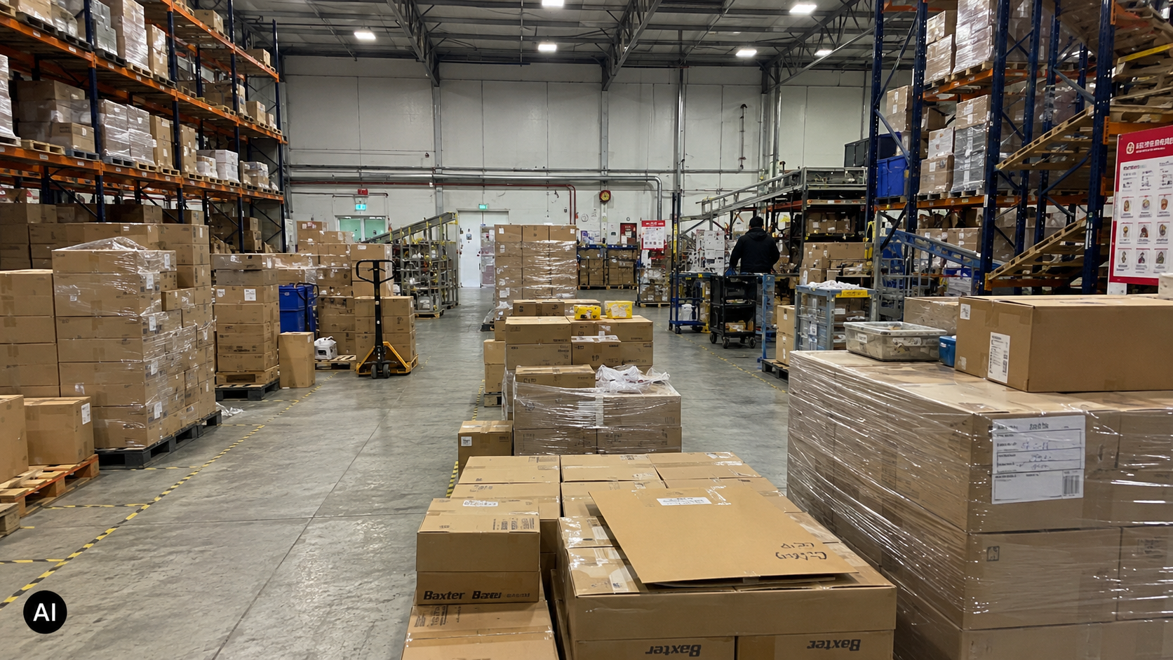 Magazzino di logistica